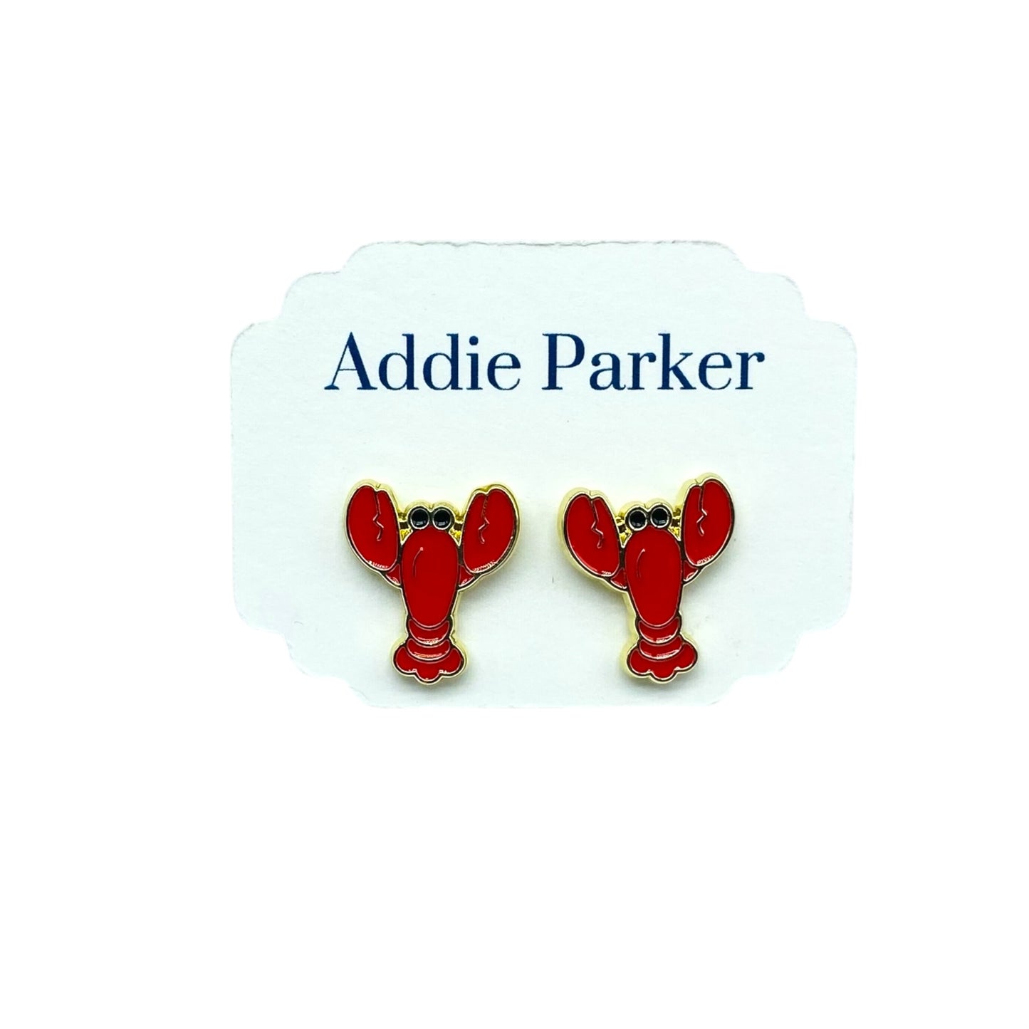 Stud Earrings (ST 120) - Enamel Lobster Stud Earrings