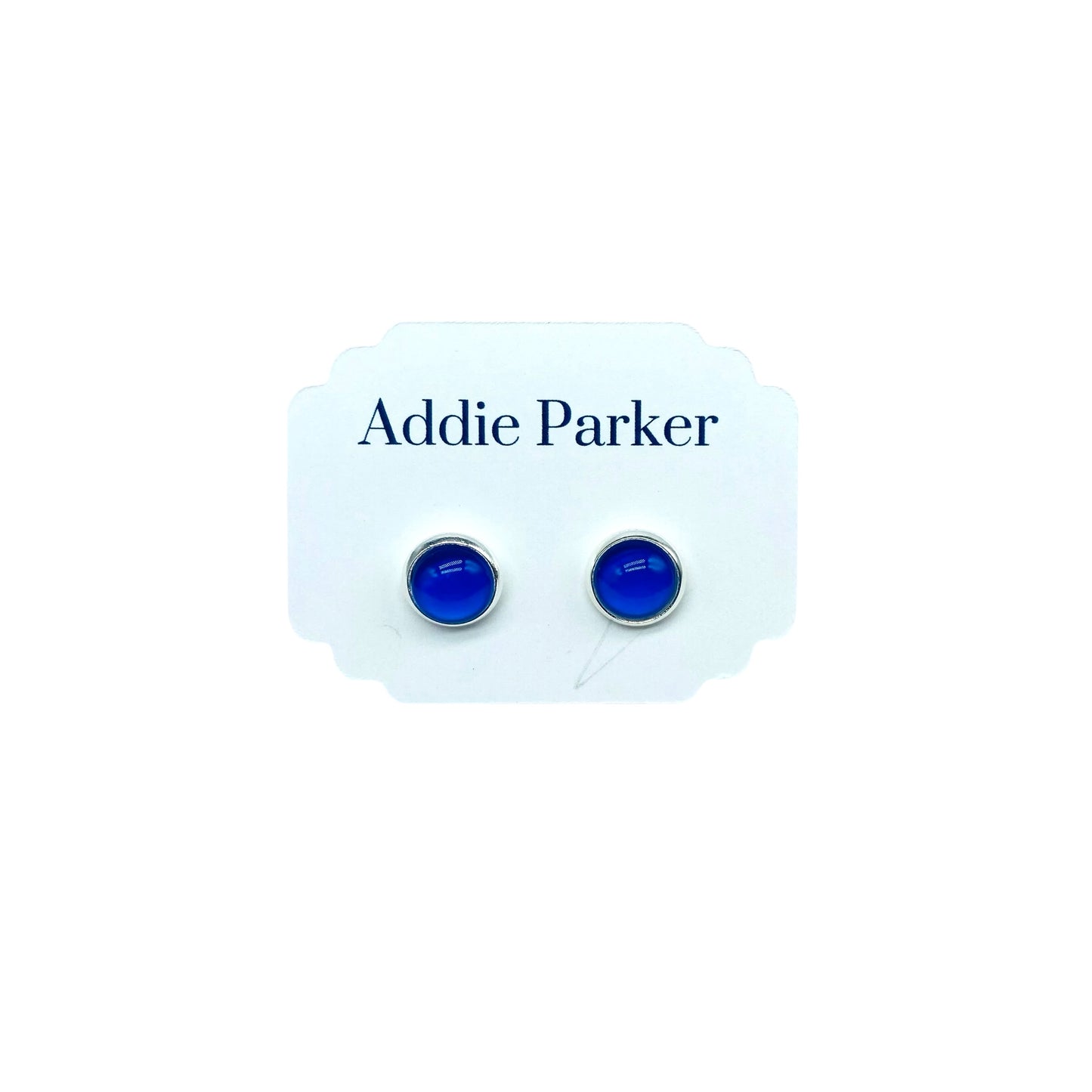 Small Stud Earrings (ST 45) - Royal Blue Stud Earrings