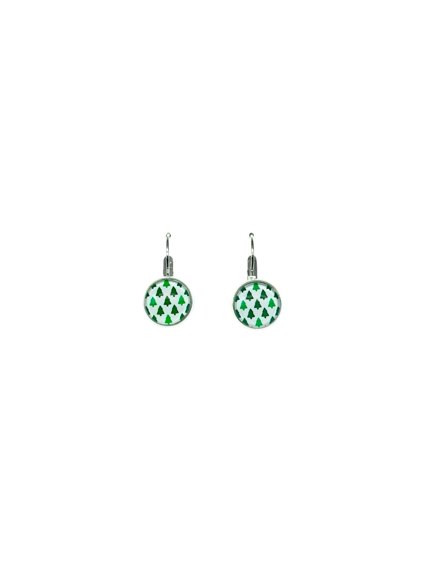 Lever Back Earrings (LB 10) - Christmas Tress