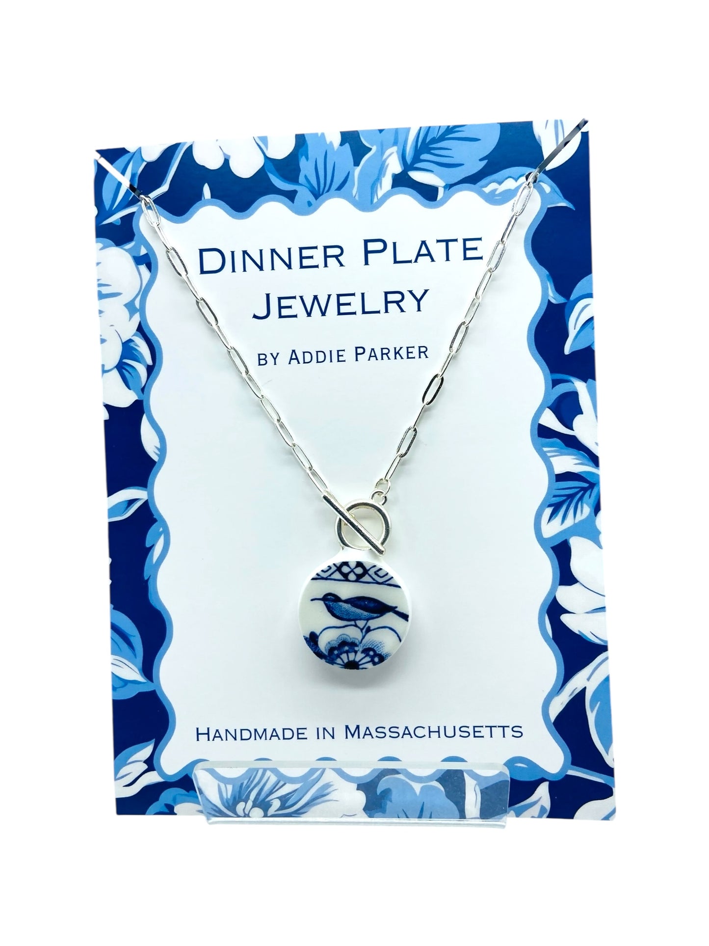 Bird Dinner Plate Necklace - Indies by Johnson Bros.