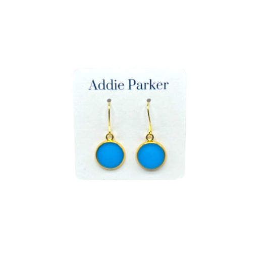 Sea Glass Style Earrings - Sky Blue (SG 17)