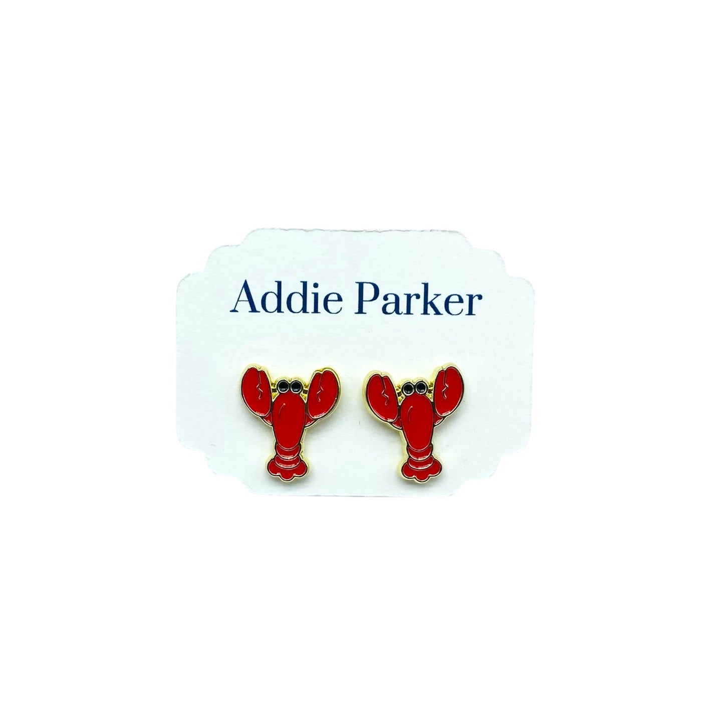 Stud Earrings (ST 120) - Enamel Lobster Stud Earrings