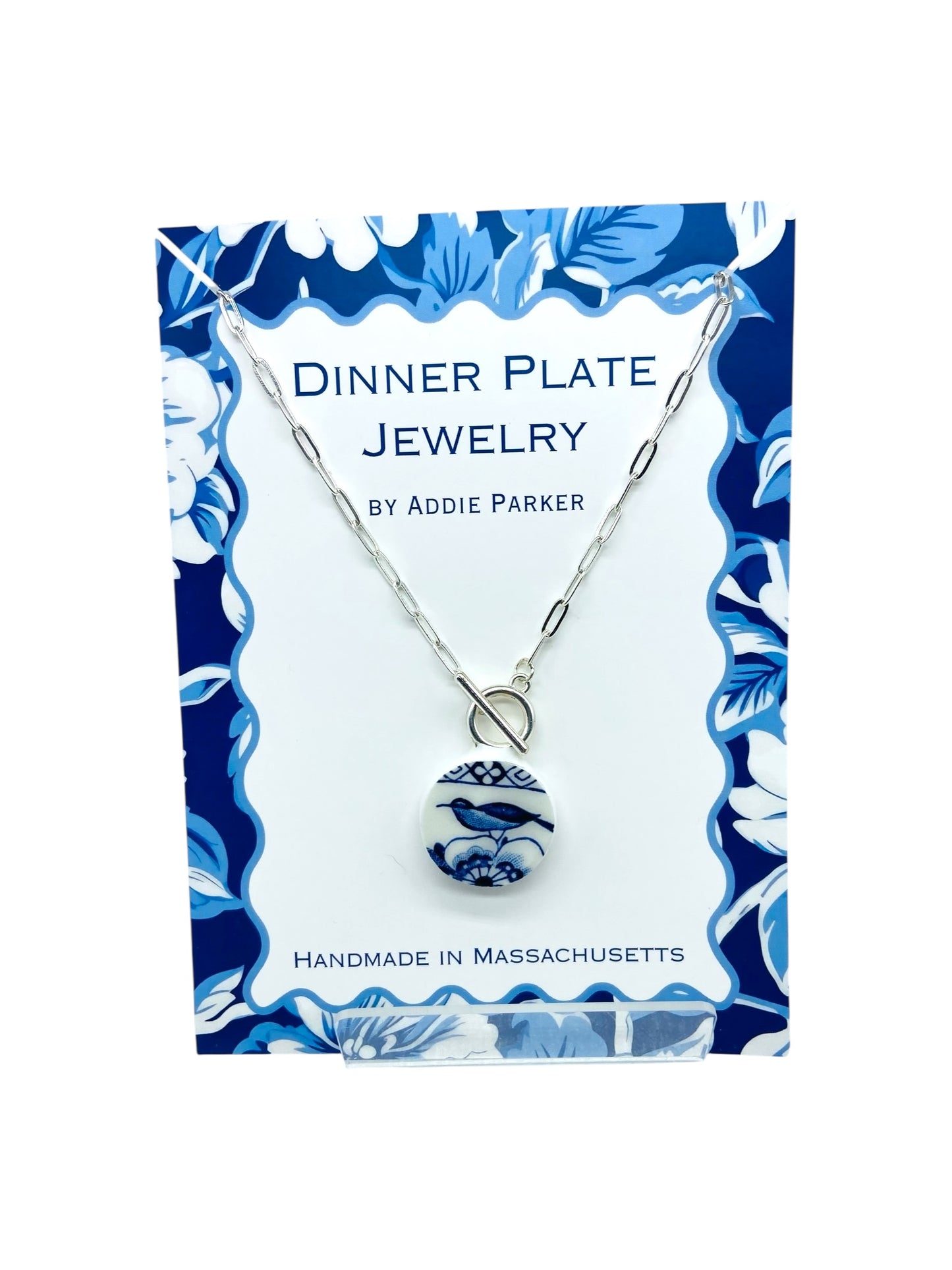 Bird Dinner Plate Necklace - Indies by Johnson Bros.