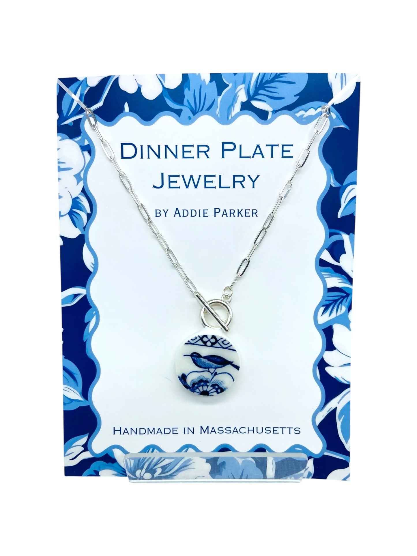 Bird Dinner Plate Necklace - Indies by Johnson Bros.