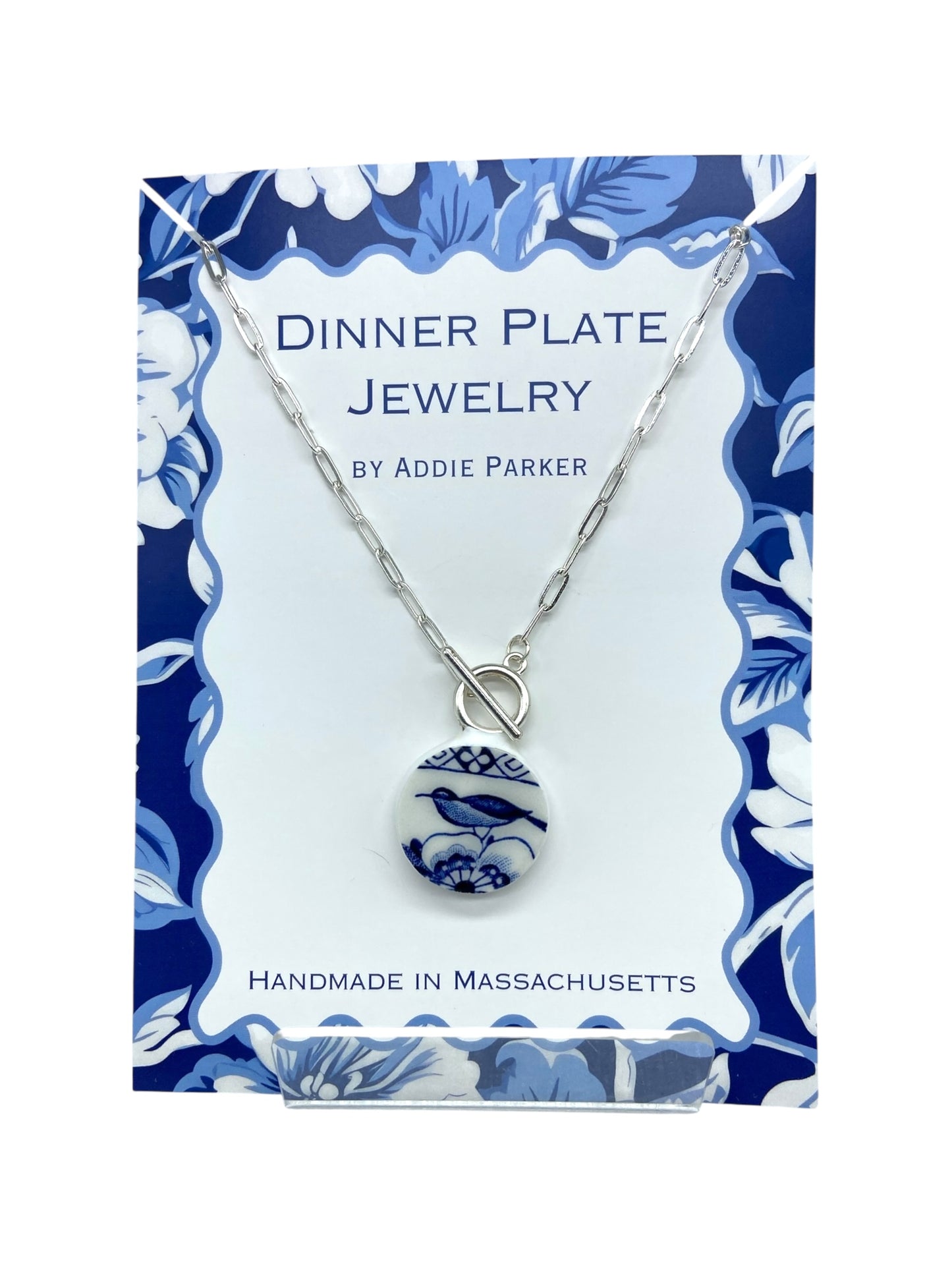 Bird Dinner Plate Necklace - Indies by Johnson Bros.