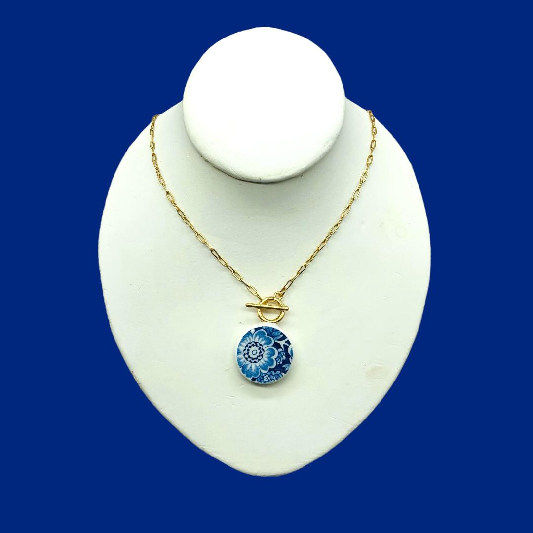 Dinner Plate Necklace - Flower