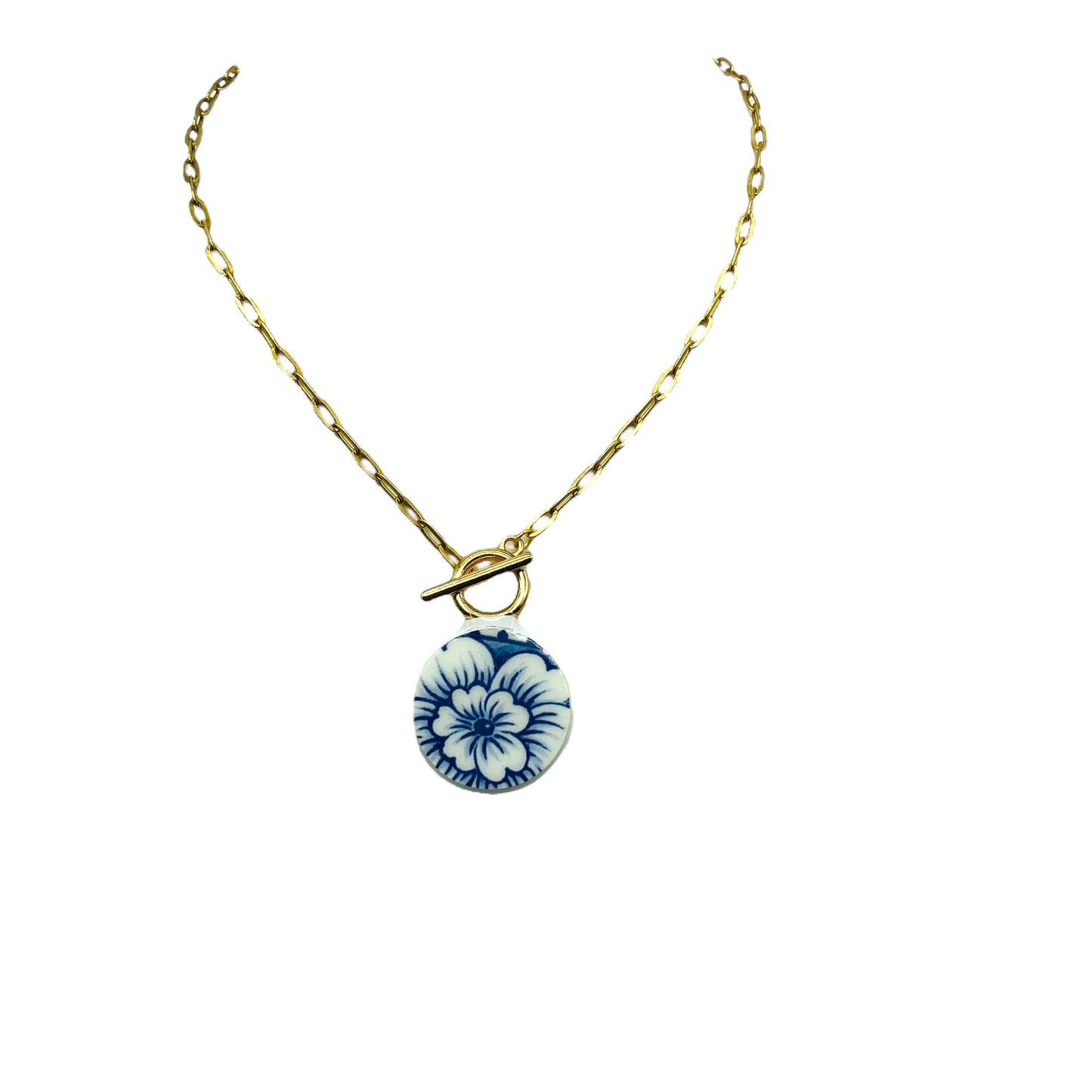 Dinner Plate Necklace - Flower