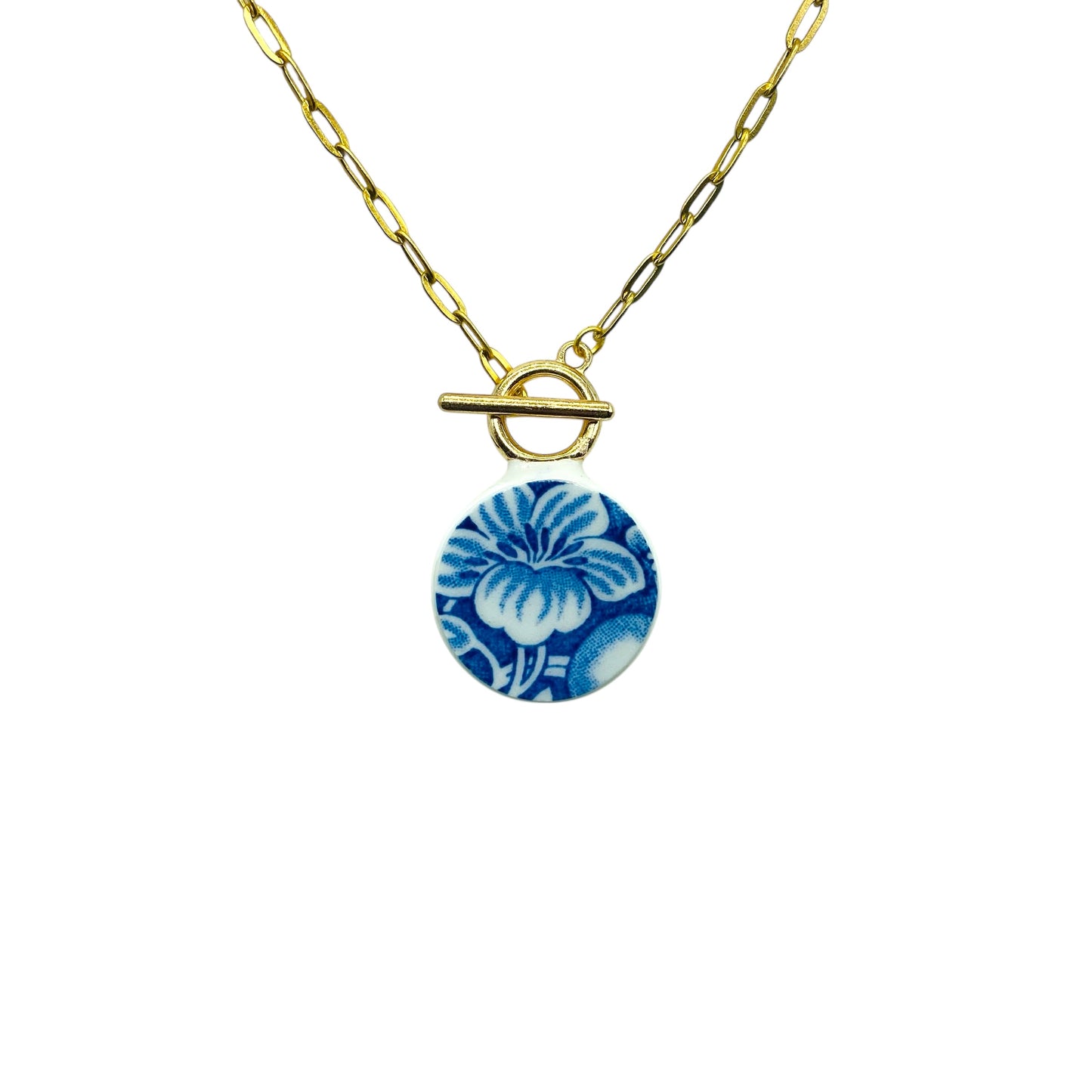 Dinner Plate Necklace - Flower