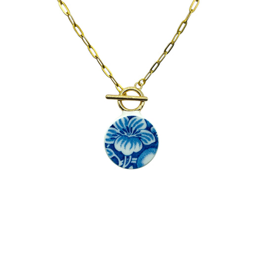 Dinner Plate Necklace - Flower