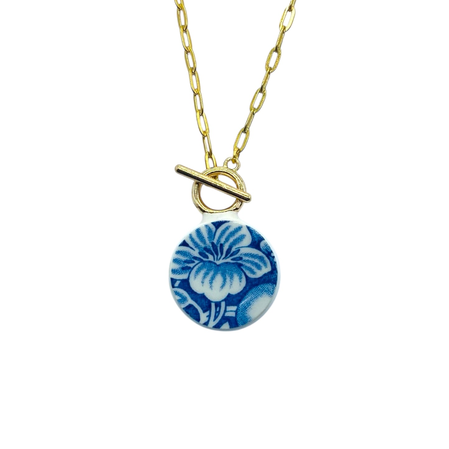 Dinner Plate Necklace - Flower