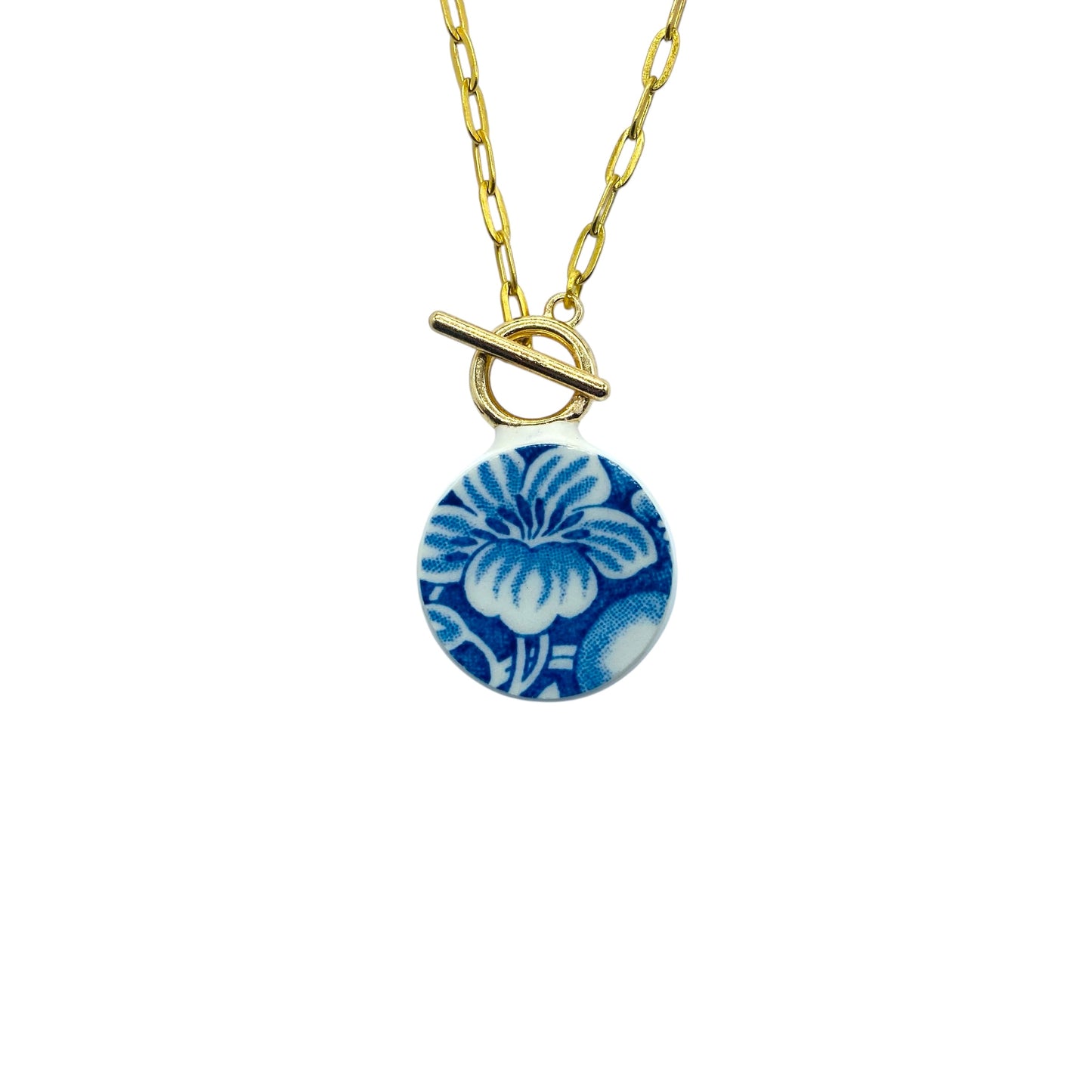 Dinner Plate Necklace - Flower