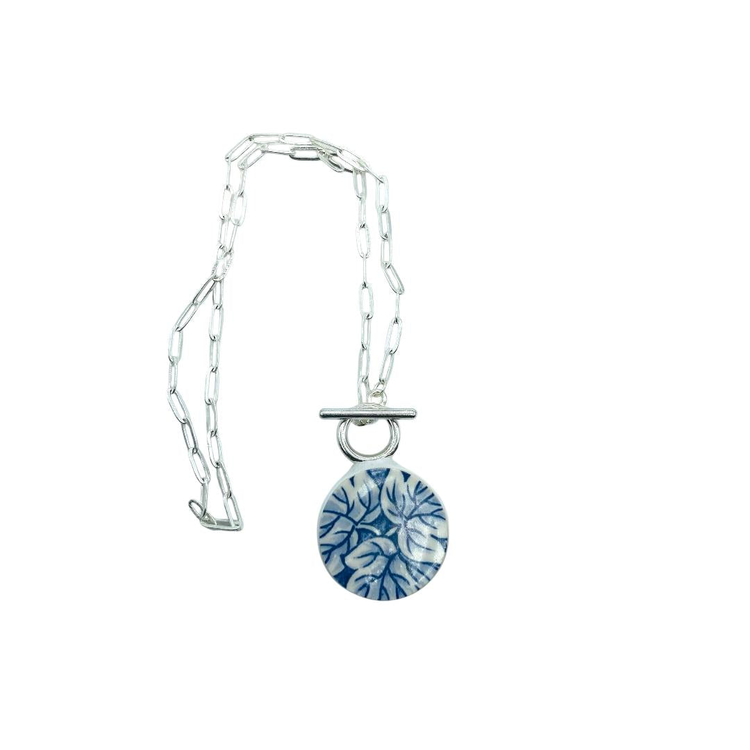Dinner Plate Necklace - Leaves